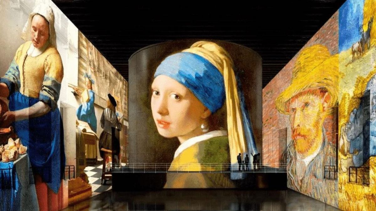 La experiencia cultural de Les Bassins des Lumières, en Burdeos.