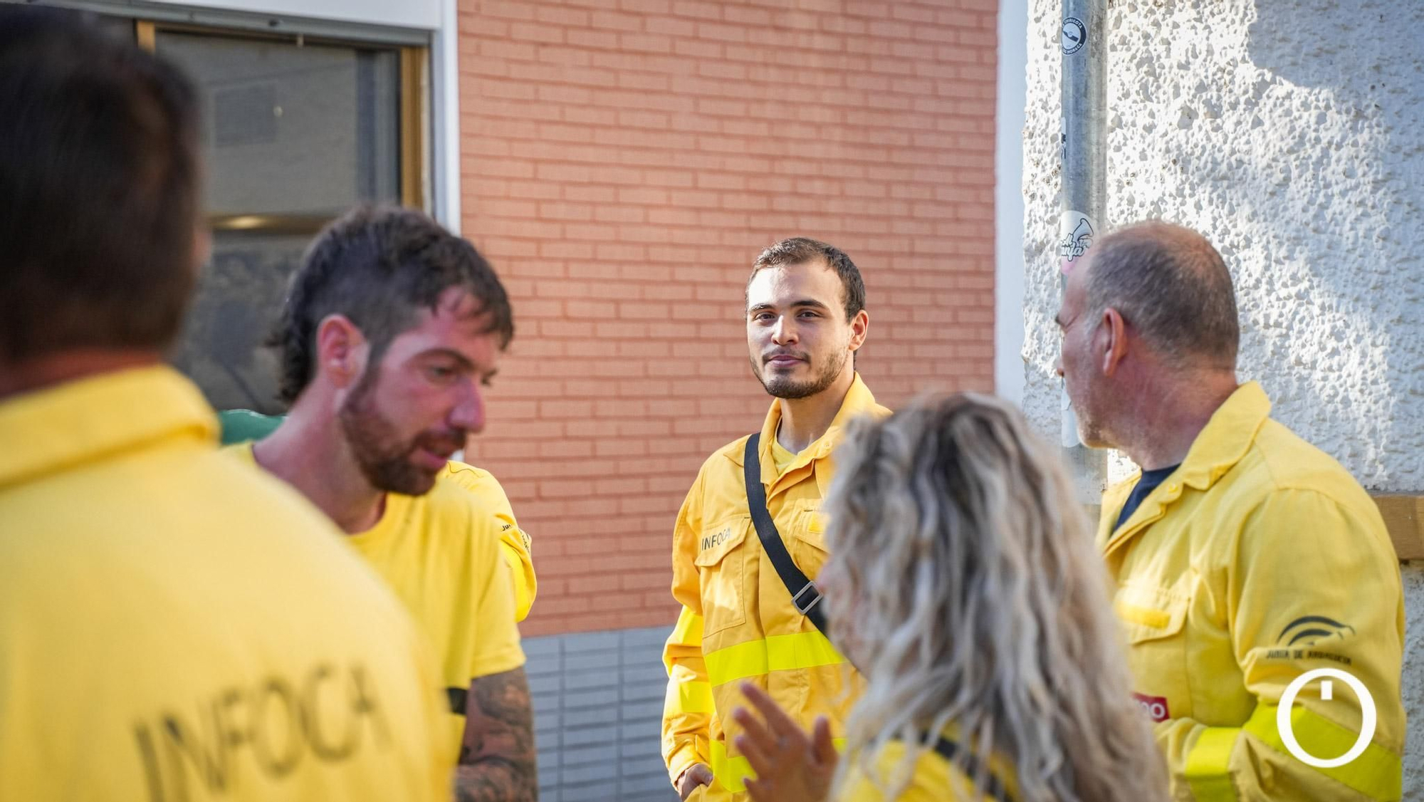 Marcha amarilla de bomberos forestales