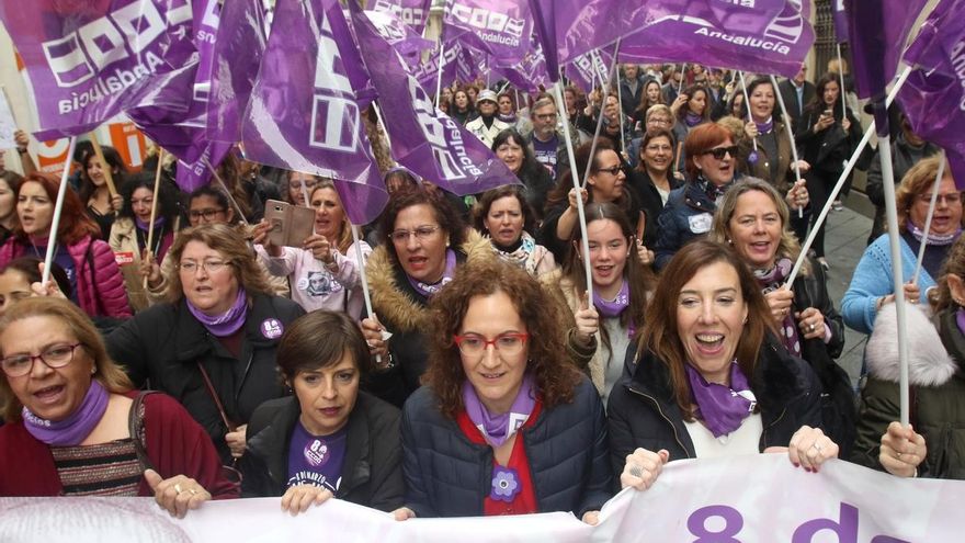 Imagen de la huelga del 8M del año pasado