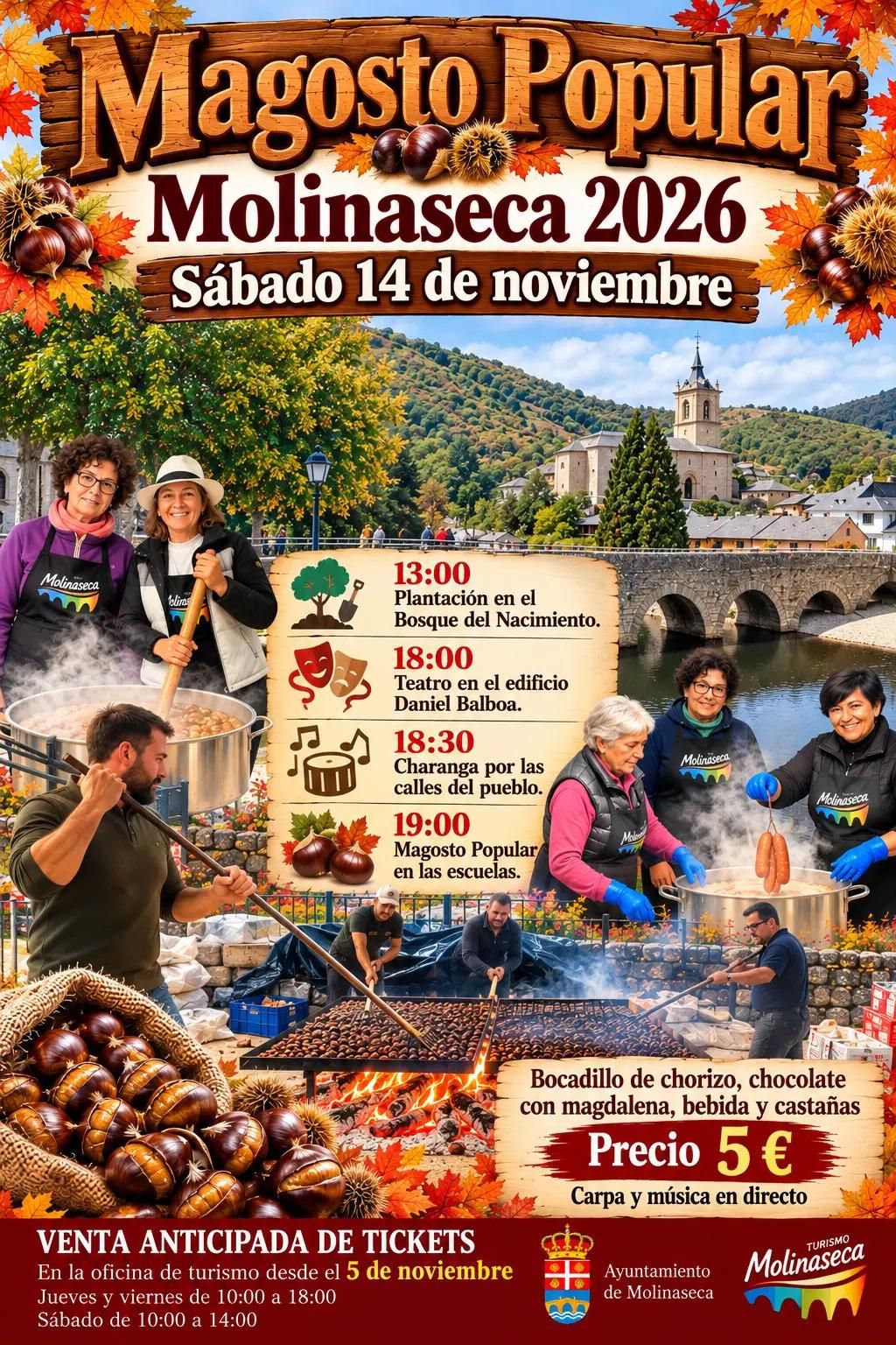 Magosto en Molinaseca.