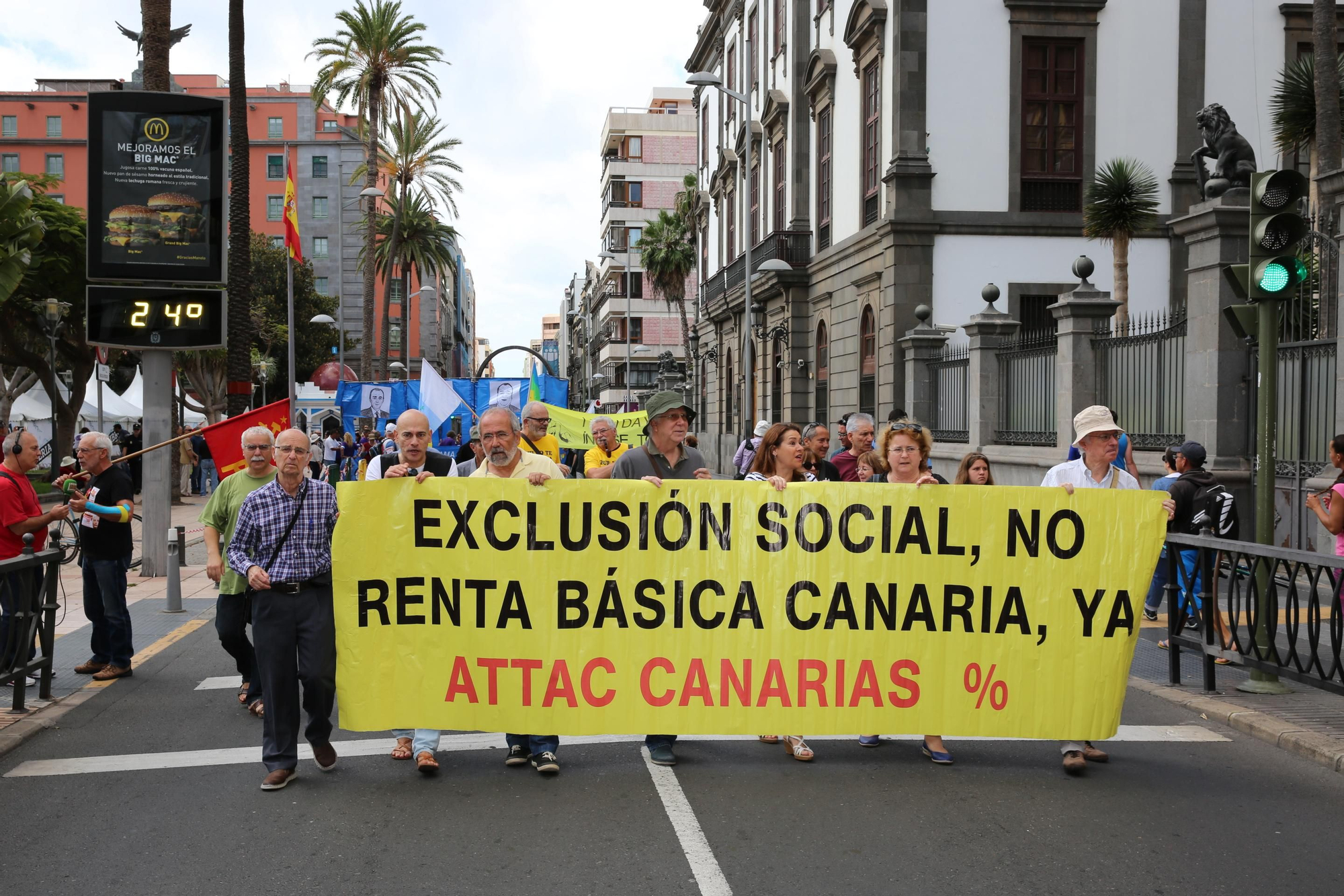 Marcha por la dignidad en Las Palmas de Gran Canaria. Alejandro Ramos.