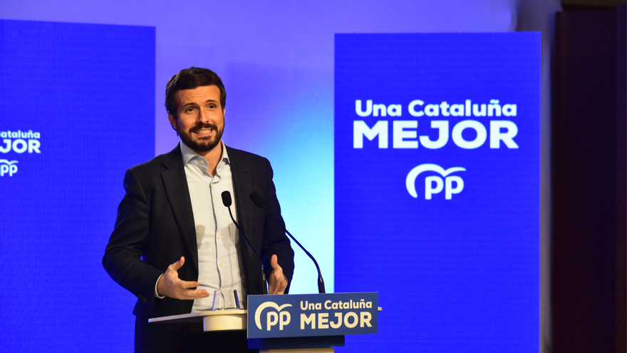 El líder del PP, Pablo Casado.