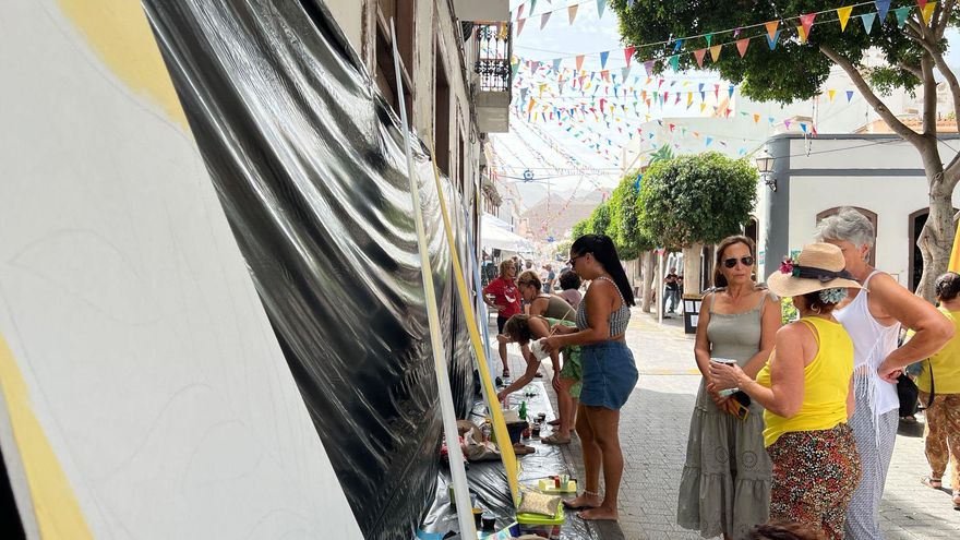 Pintores representado La Rama este domingo en Agaete