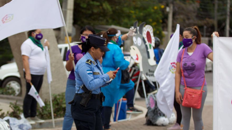 Hondureñas conmemoran su día exigiendo despenalizar el aborto y el fin de violencia