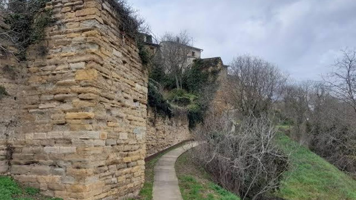 Muralla de la villa.