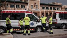 Sanitarios en la Malva-rosa (València).