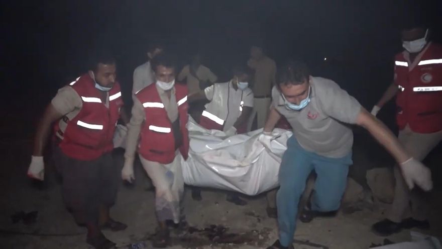 Suben a 58 los muertos y a 126 los heridos en bombardeo de EEUU contra puerto de hutíes