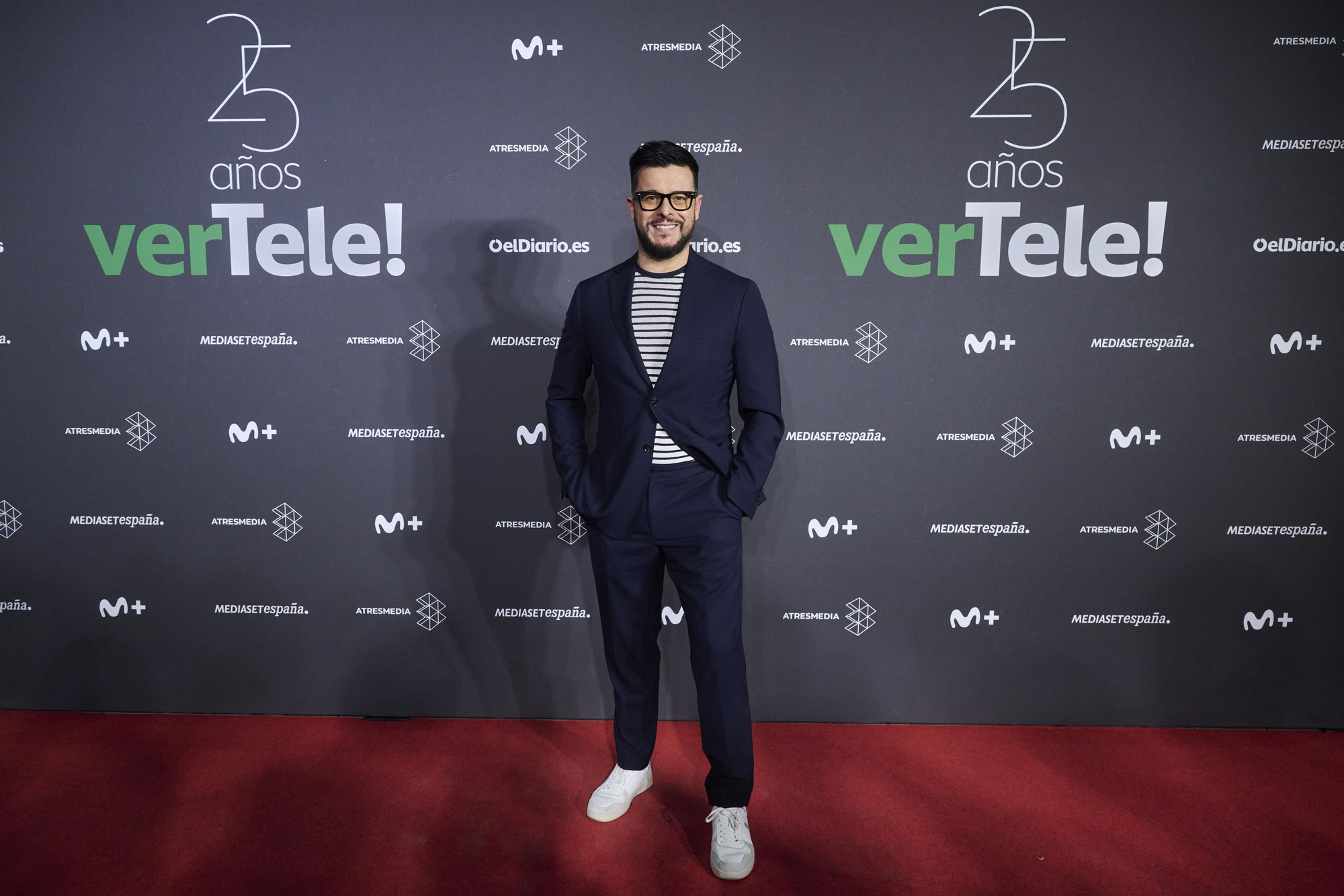 Martín Barreiro en la fiesta 25 aniversario de verTele