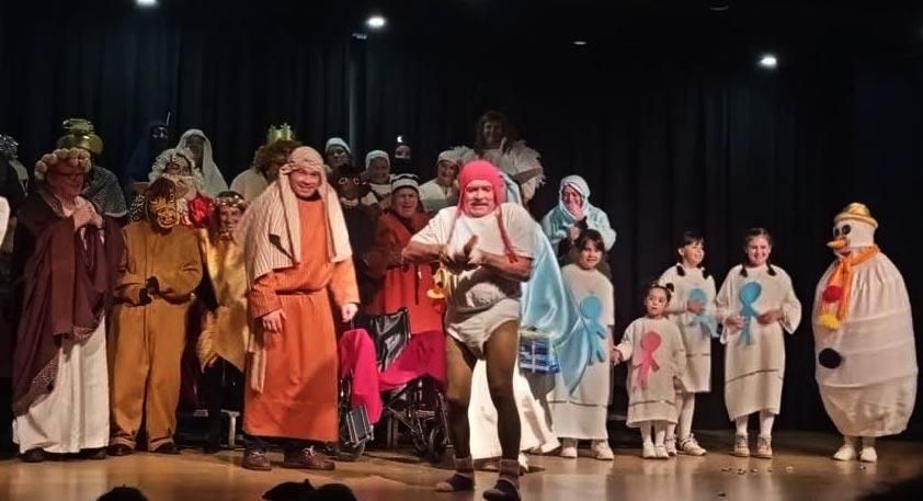 Representación de Navidad en Villablino.