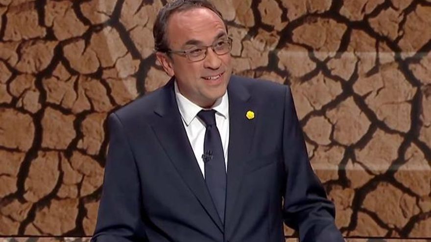Josep Rull en el debate de TV3