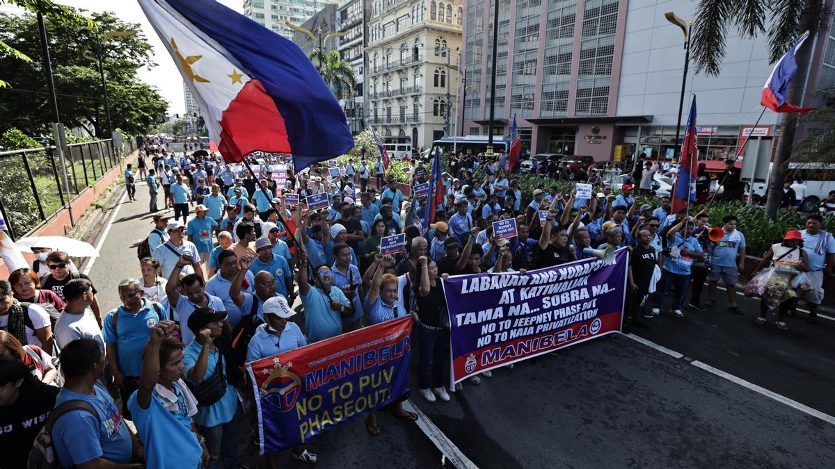 Manifestación en Manila contra la corrupción