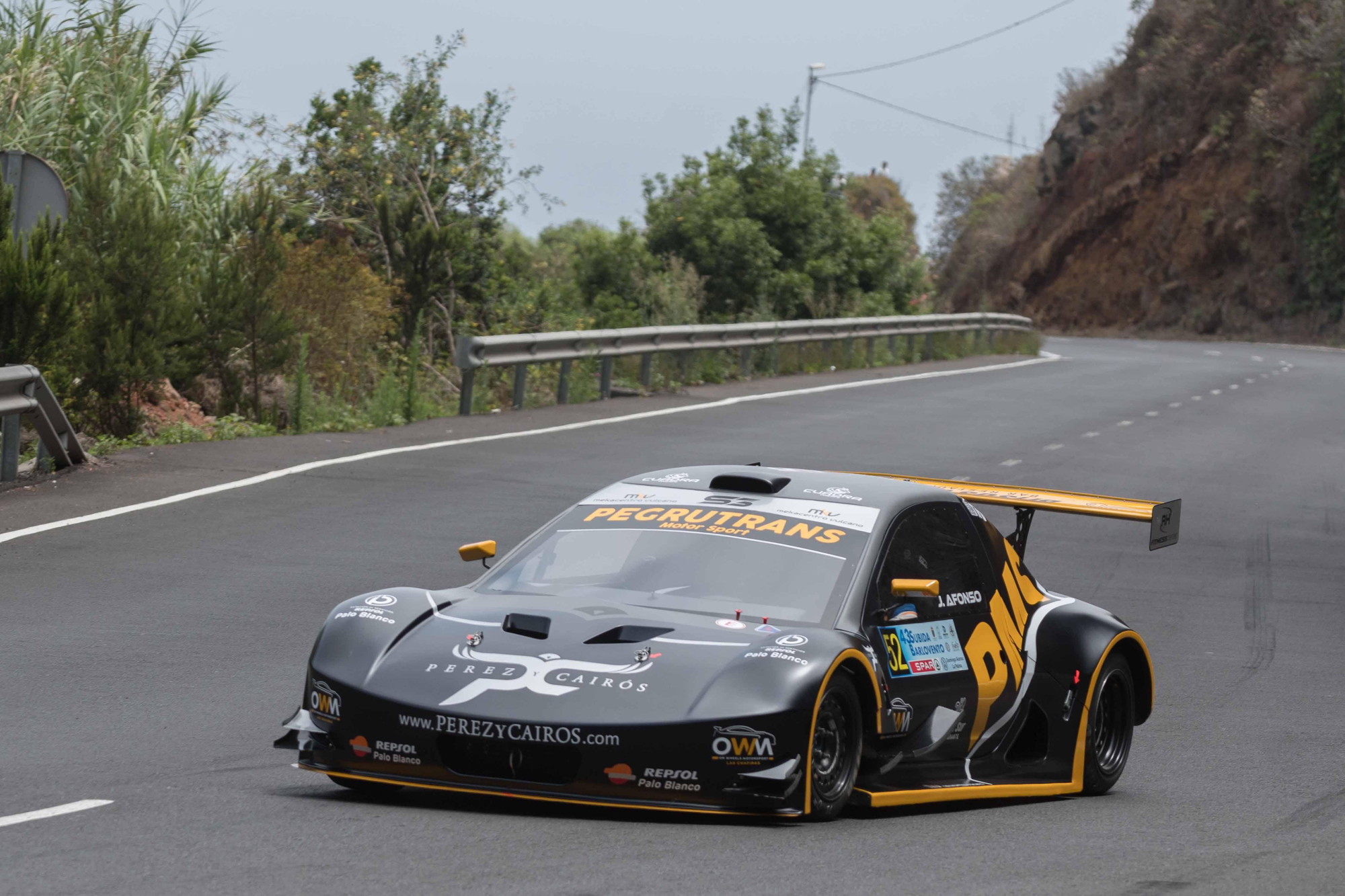 Javi Afonso en el Silver Car.