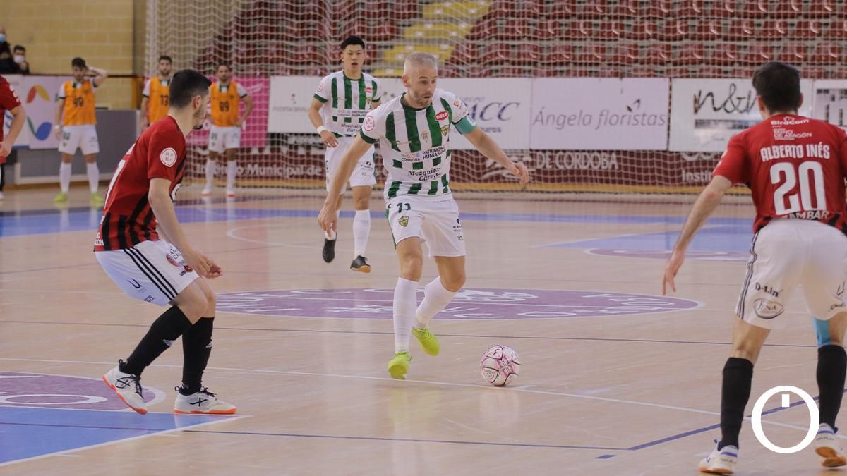 Partido disputado entre el Córdoba Patrimonio y el Fútbol Emotion Zaragoza