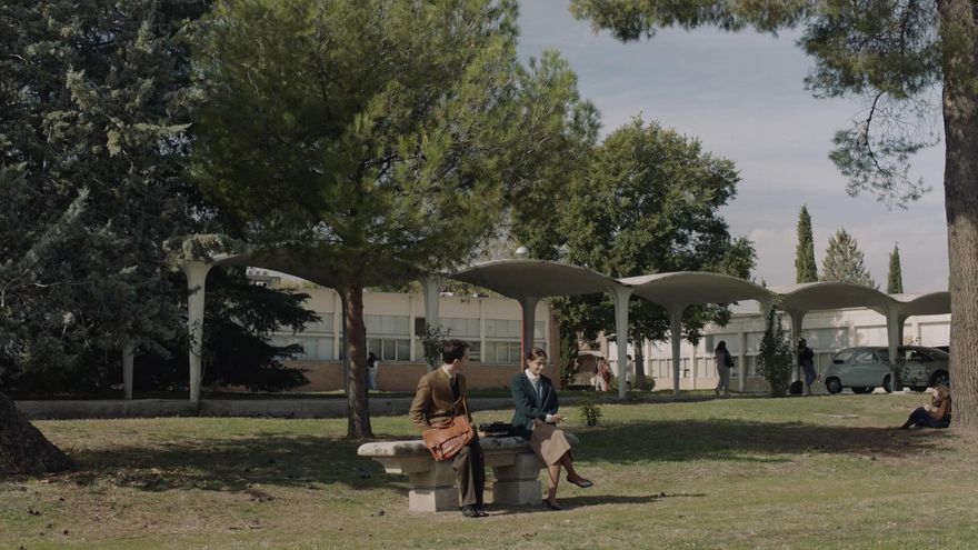 Fotograma de 'Arquitectura emocional 1959' en Ciudad Universitaria.