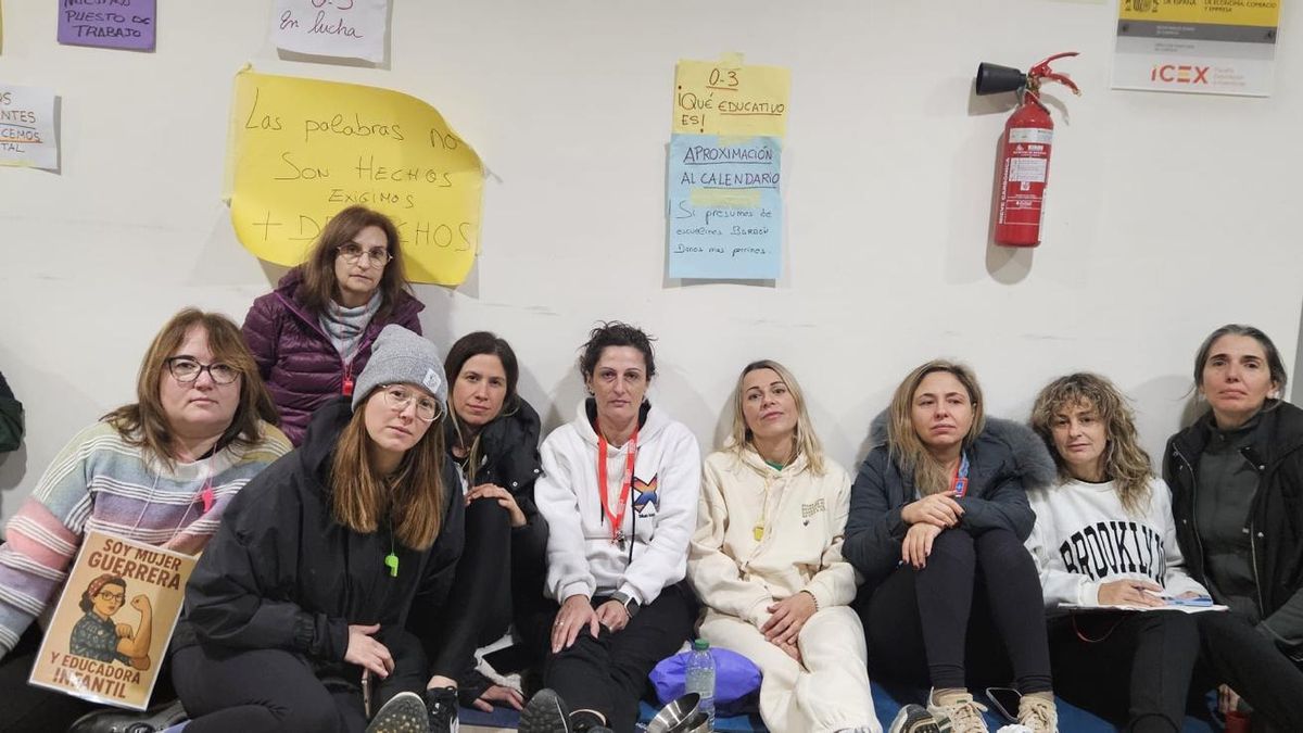 Los encierros de las profesionales de educación infantil han sido medidas de protesta extremas ante las promesas "incumplidas" de la administración.
