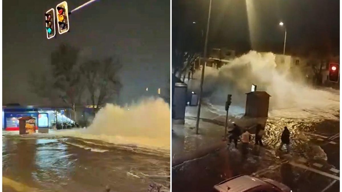 La inundación por una tubería rota corta ocho horas el Metro de Madrid hasta la T4 de Barajas y provoca un caos circulatorio