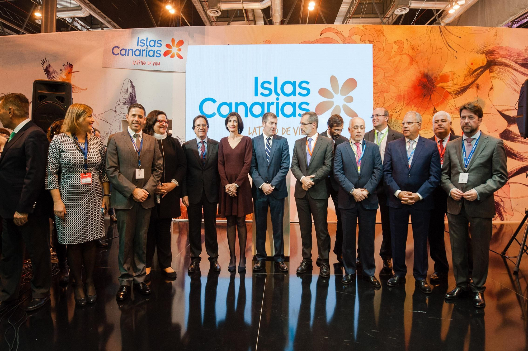 Inauguración del estand de Canarias en Fitur