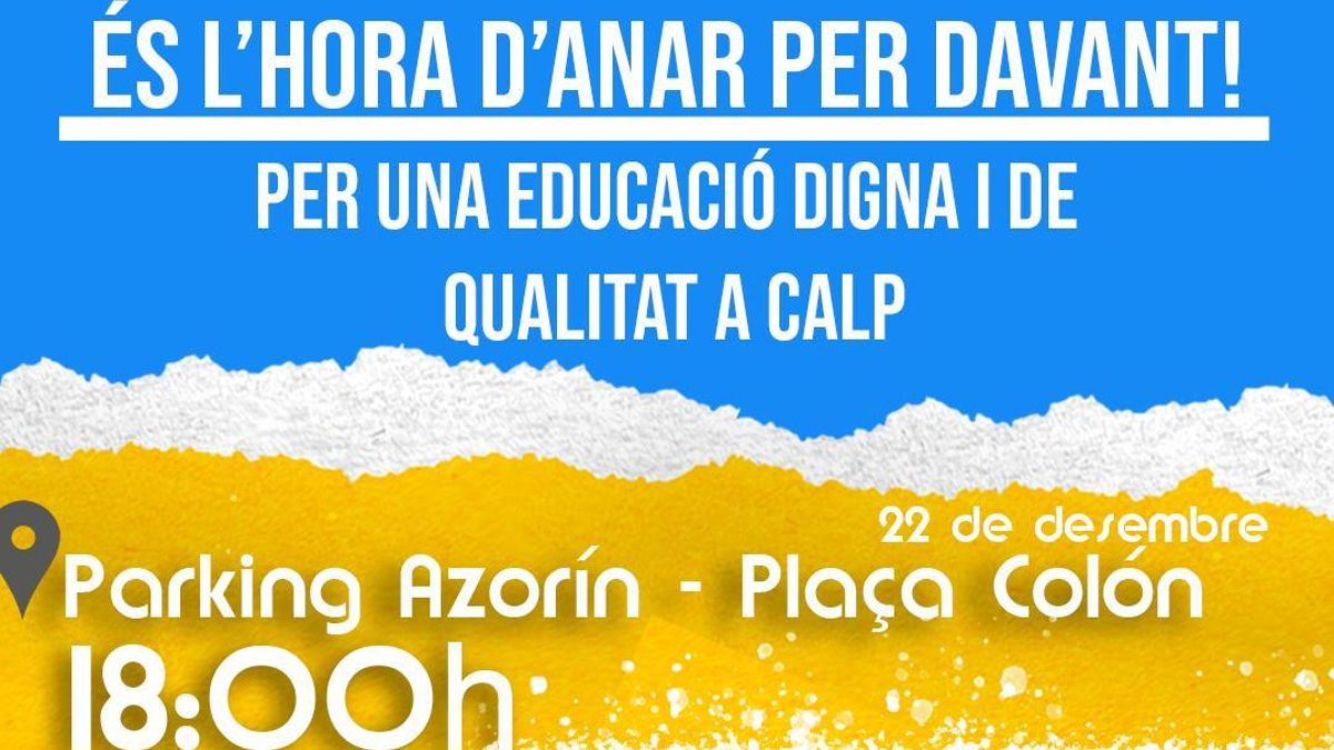 Cartel oficial Manifestacion