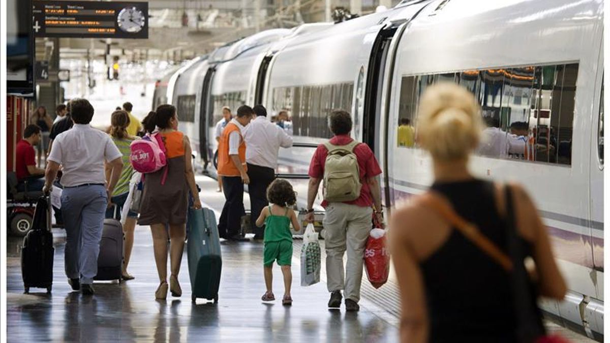 El uso del tren de larga distancia cae el 1,7 % en septiembre
