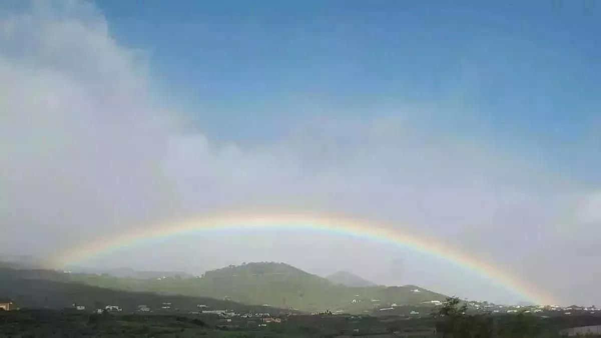 Intervalos nubosos a nuboso con probables lluvias débiles este domingo en La Palma