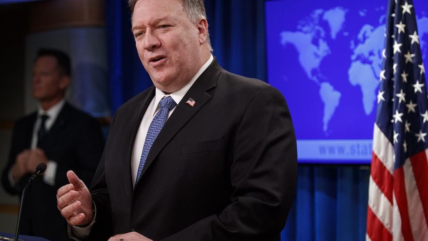 En la imagen, el secretario de Estado de EE.UU., Mike Pompeo.