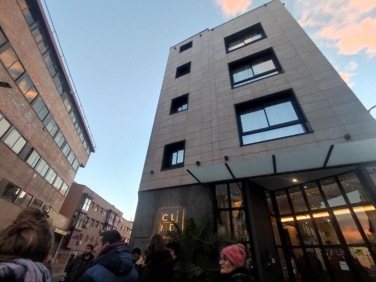 Hotel estudio Cielo Madrid, en la calle de Matilde Hernández, en el distrito de Carabanchel.