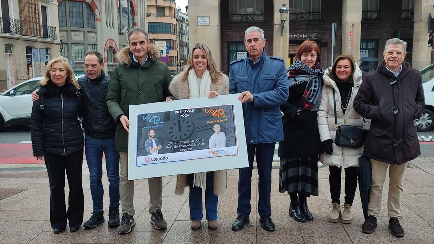 Las campanadas se adelantan en Logroño: fiesta pre-uvas en el Espolón el 20 de diciembre