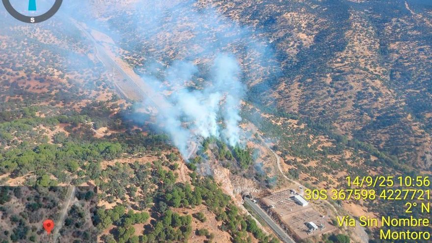 Estabilizado un incendio forestal en Montoro