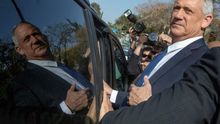 Benny Gantz, líder de la coalición centrista Azul y Blanco.