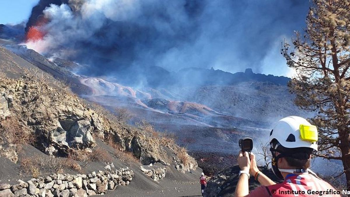 Imagen de archivo del erupción del Tajogaite en septiembre de 2021.