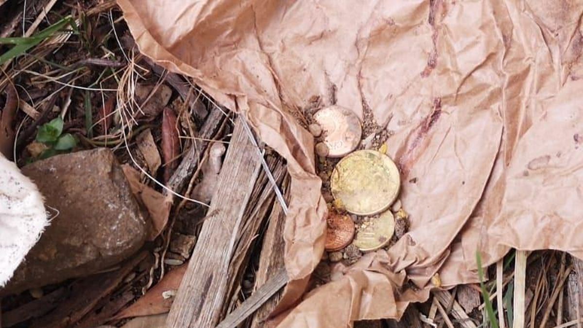 Restos de un ritual de santería encontrados en Anaga
