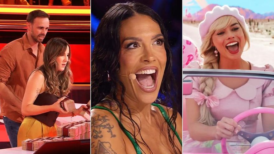 'Atrapa un millón' (11.4%) lidera al alza, 'Got Talent' (9.5%) mejora y 'Barbie' (4.9%) hunde la noche de La 1