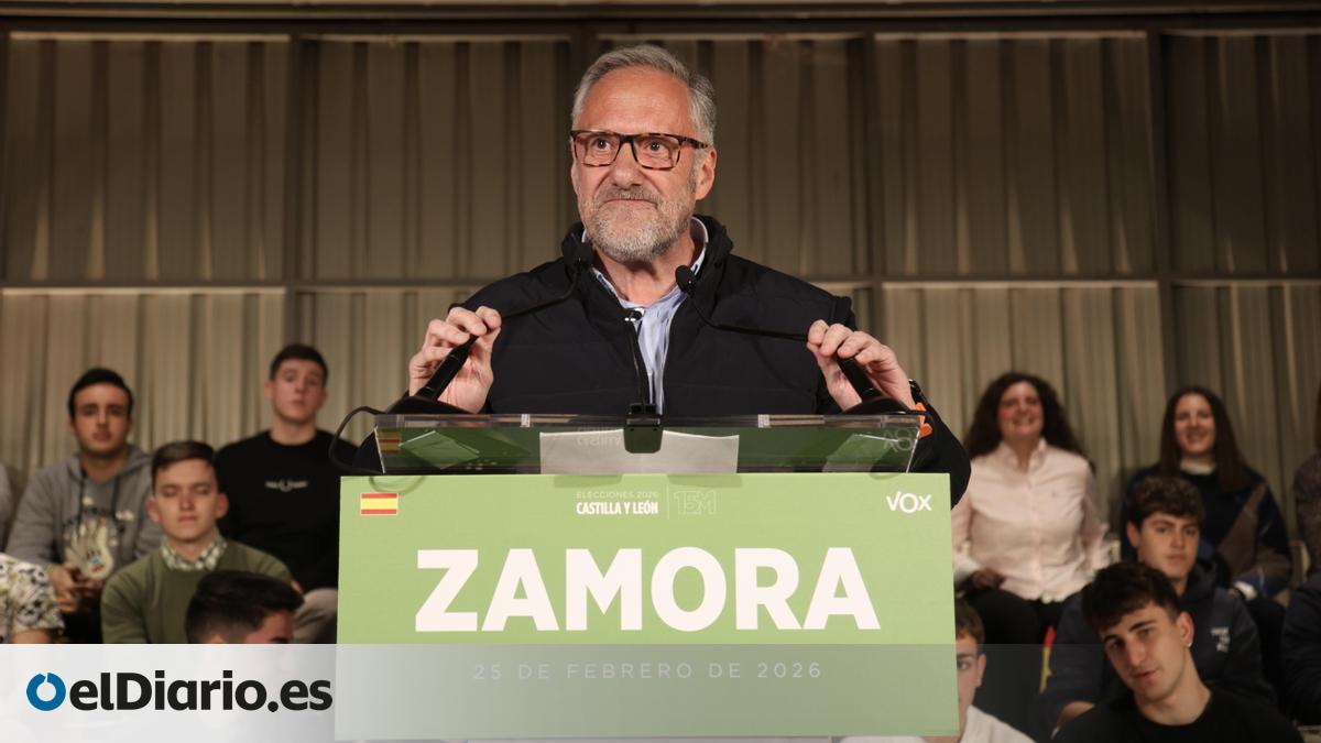 El candidato de Vox en Castilla y León baila en un mitin al ritmo de ...