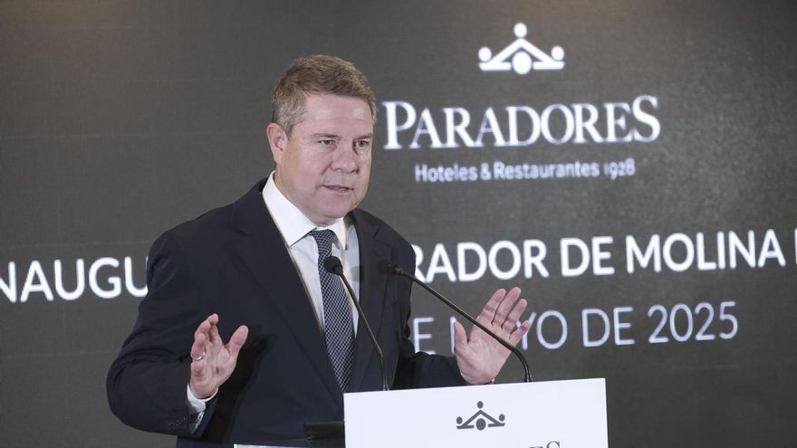 El presidente de Castilla-La Mancha, Emiliano García-Page, inaugura el Parador de Molina de Aragón (Guadalajara) este martes.