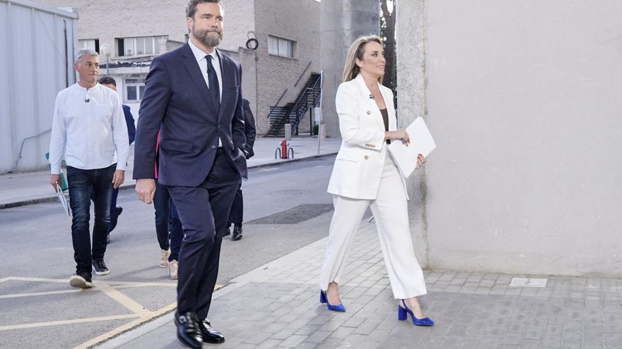 PP y Vox evidencian su alianza en el debate a siete