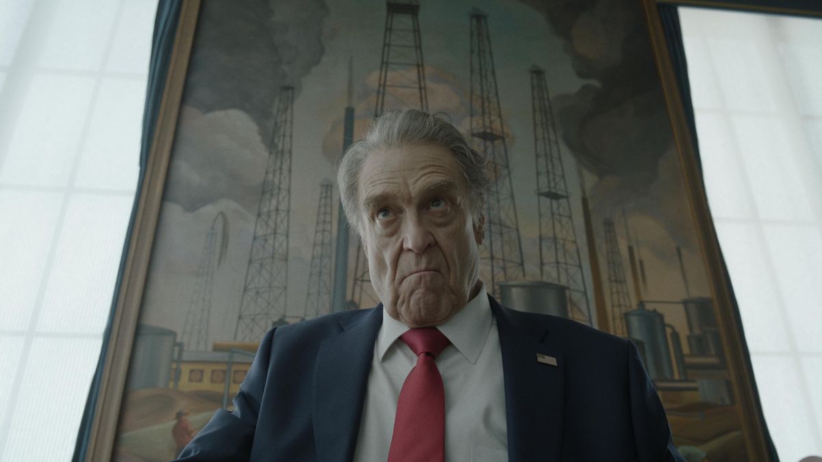 John Goodman como President Compson en 'Digger'