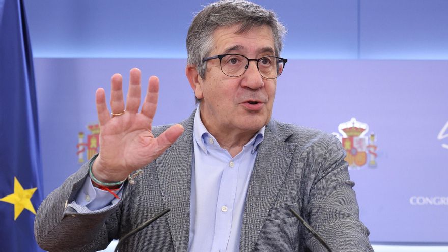 El portavoz del PSOE en el Congreso, Patxi López.