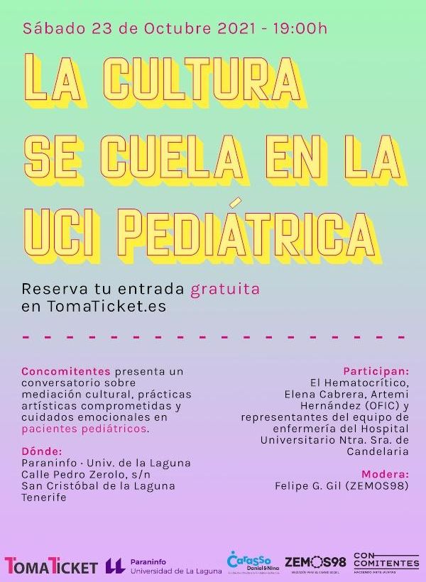 Cartel del acto en el Paraninfo