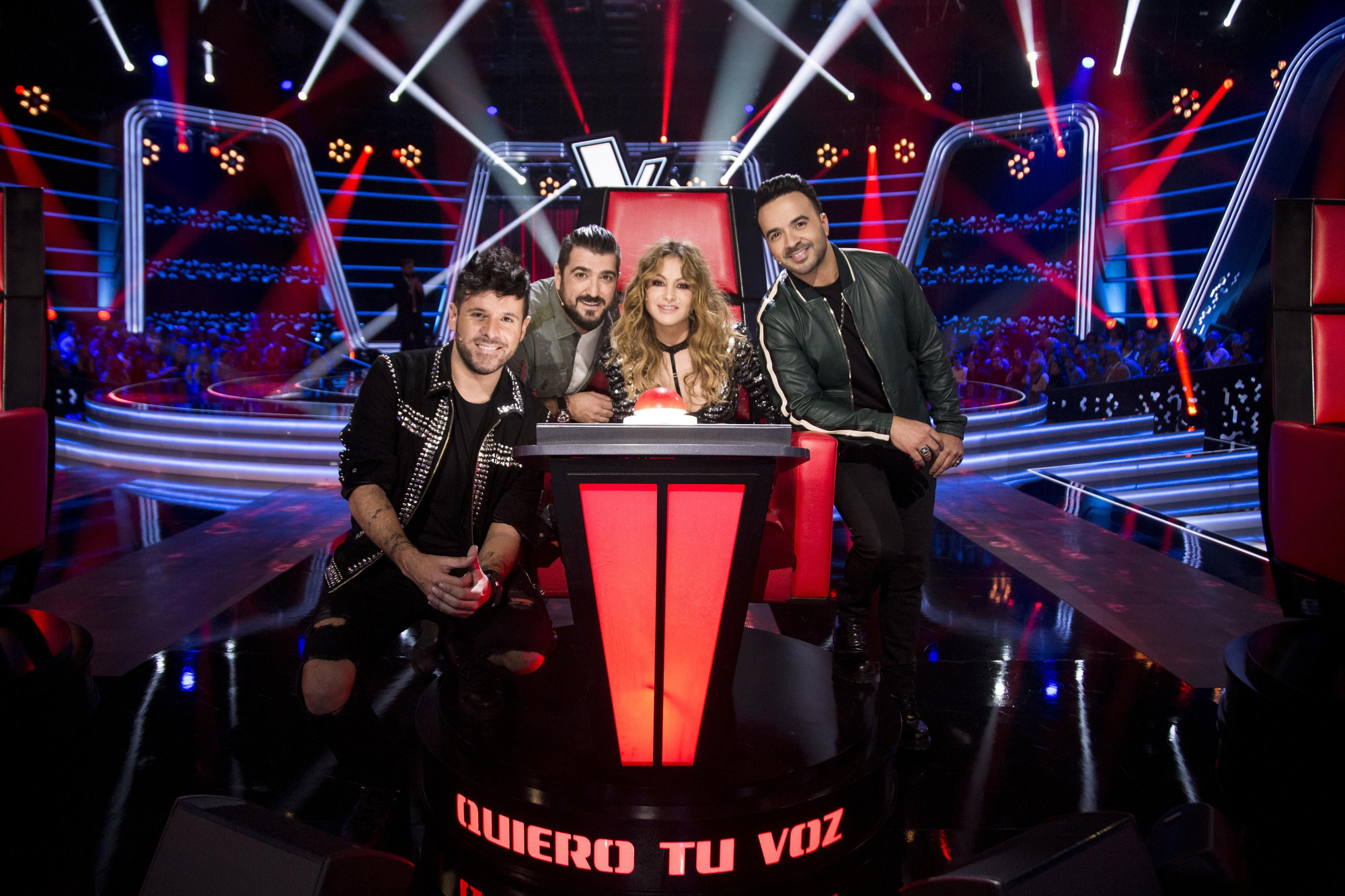 Fotogalería: los coaches de La Voz de Antena 3, en acción en plató