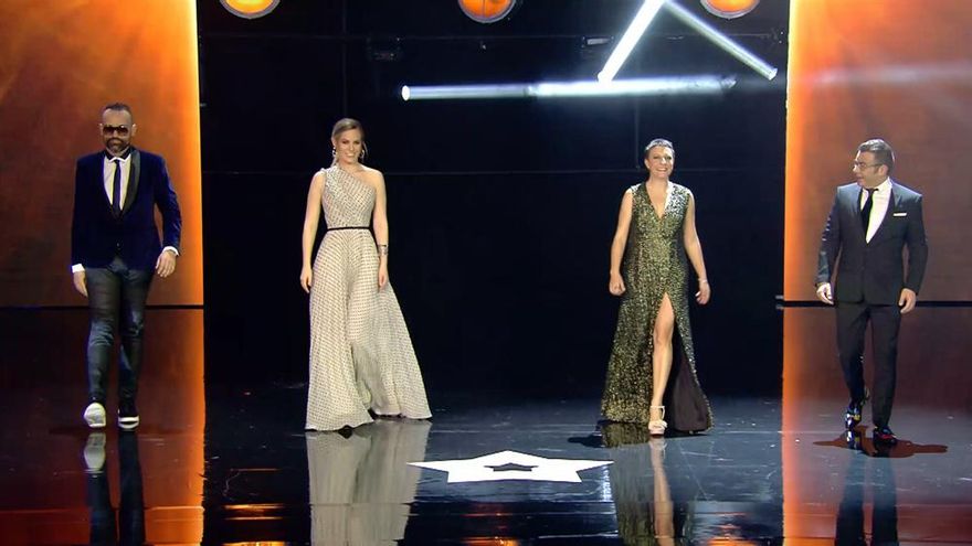 Los jueces de Got Talent, durante uno de sus especiales de Navidad