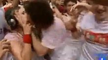 Captura de imagen del especial San Fermín de TVE en 2010. /Fuente:YouTube