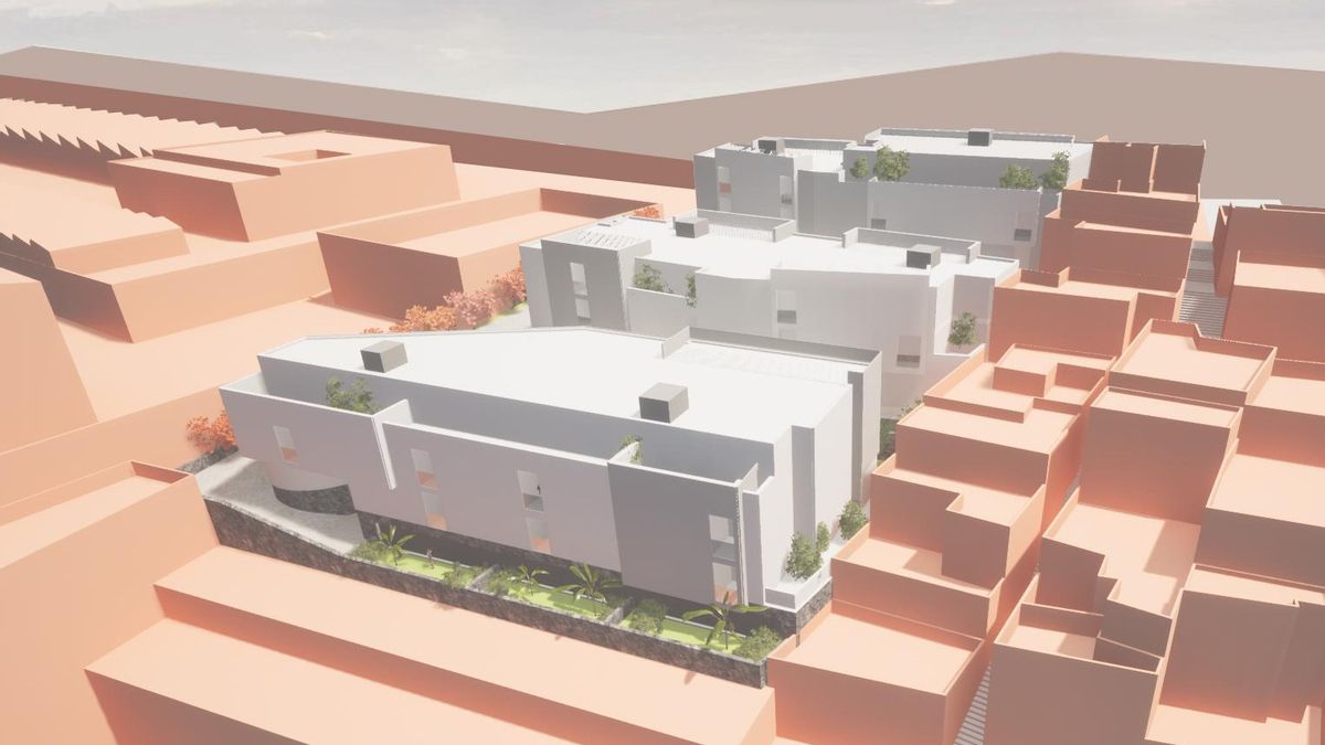 Plano de las viviendas previstas en El Secadero.