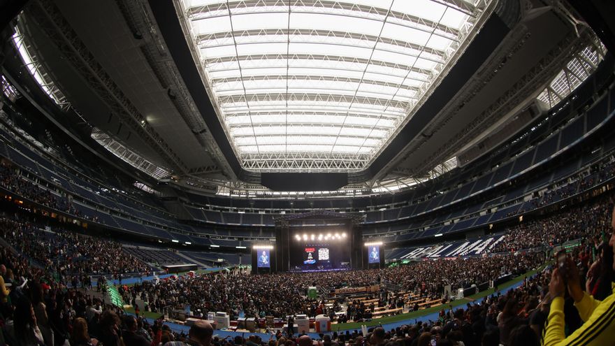 Vecinos del Bernabéu denuncian ruido por encima de la normativa en el primer concierto del estadio del Real Madrid