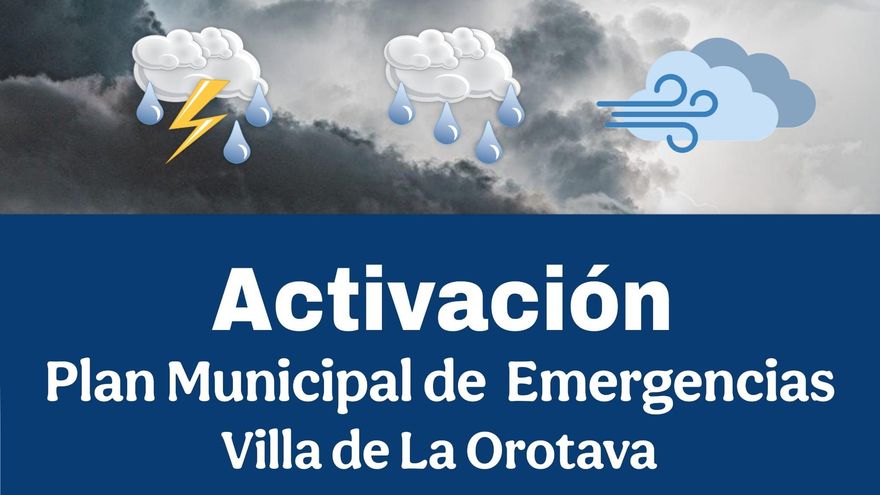 Activado el Plan de Emergencias en La Orotava.