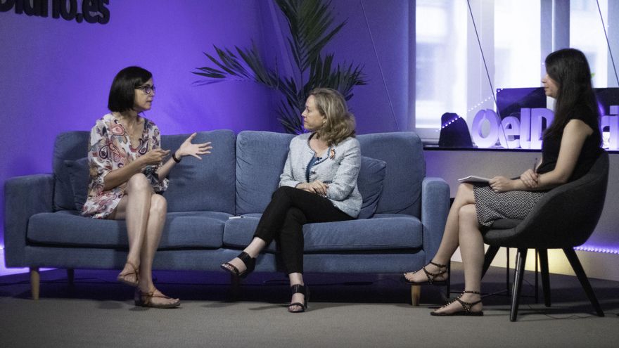 Nadia Calviño conversa con Inés Martín Rodrigo: "Hablar con mis hijos me hace plantearme cuestiones que no se han dado en mi vida"