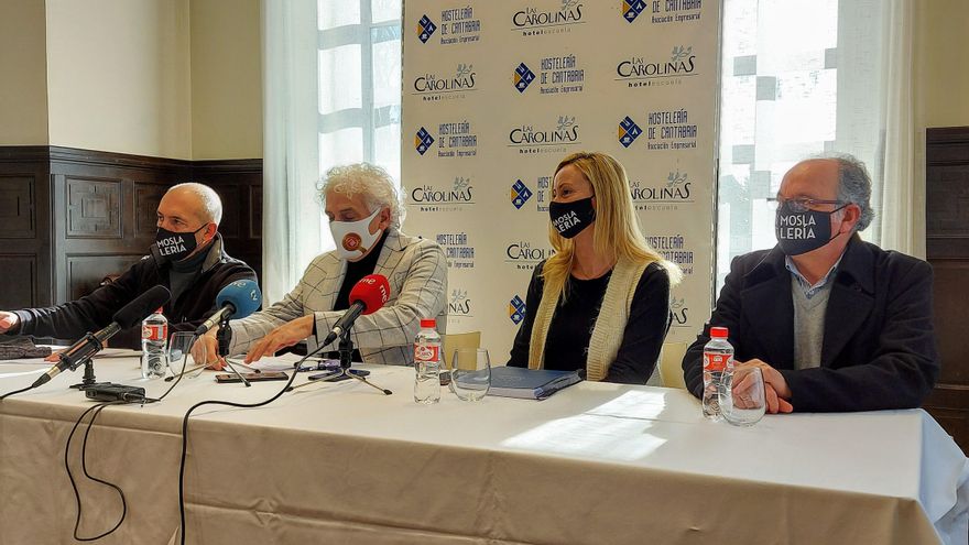Rueda de prensa de la Asociación Empresarial de Hostelería de Cantabria (AEHC).