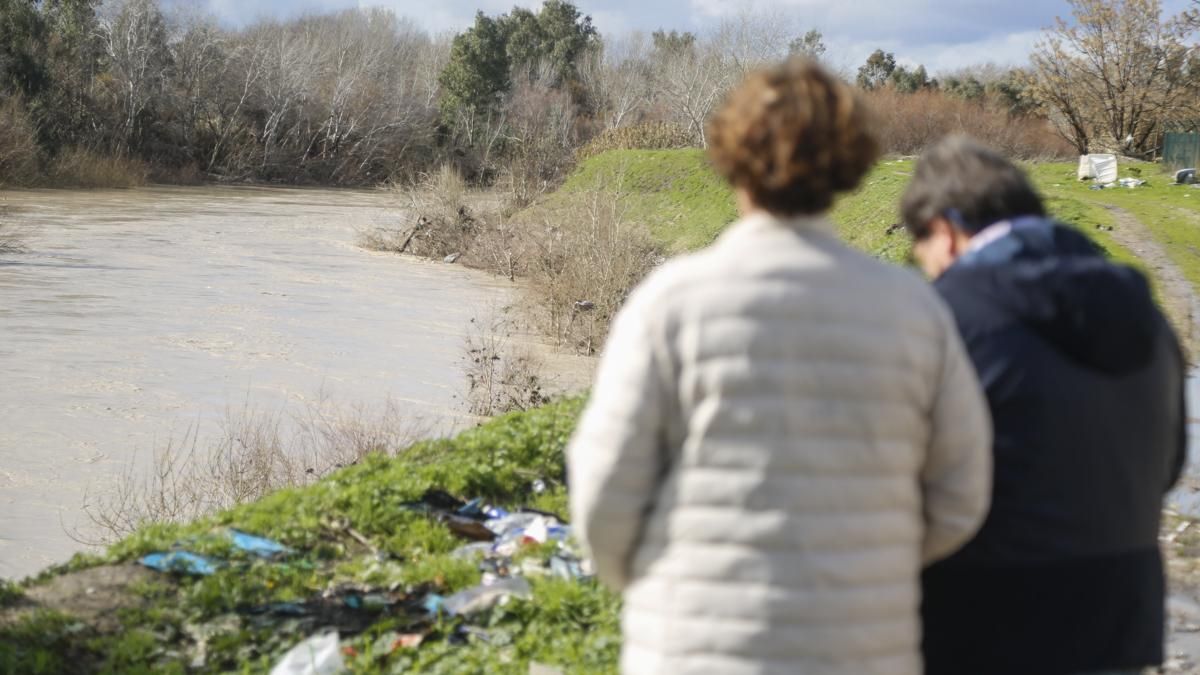 Estado del río a su paso por las parcelaciones del aeropuerto