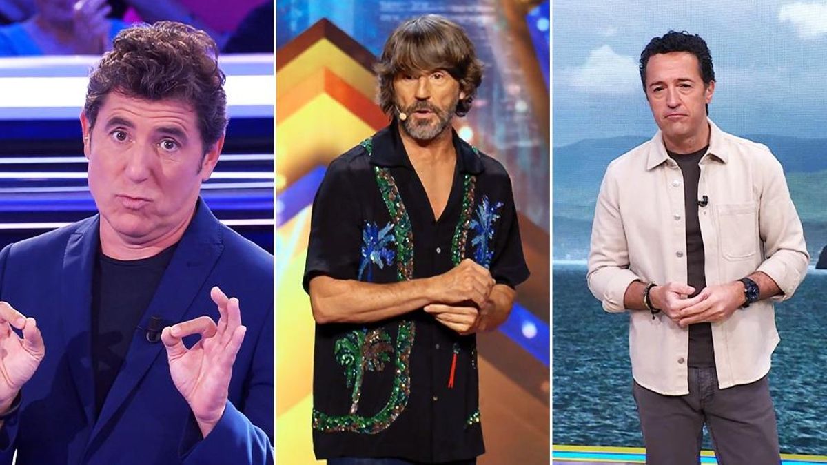 Manel Fuentes en 'Atrapa un millón' / Santi Millán en 'Got Talent' / Jacob Petrus en 'Aquí la Tierra'