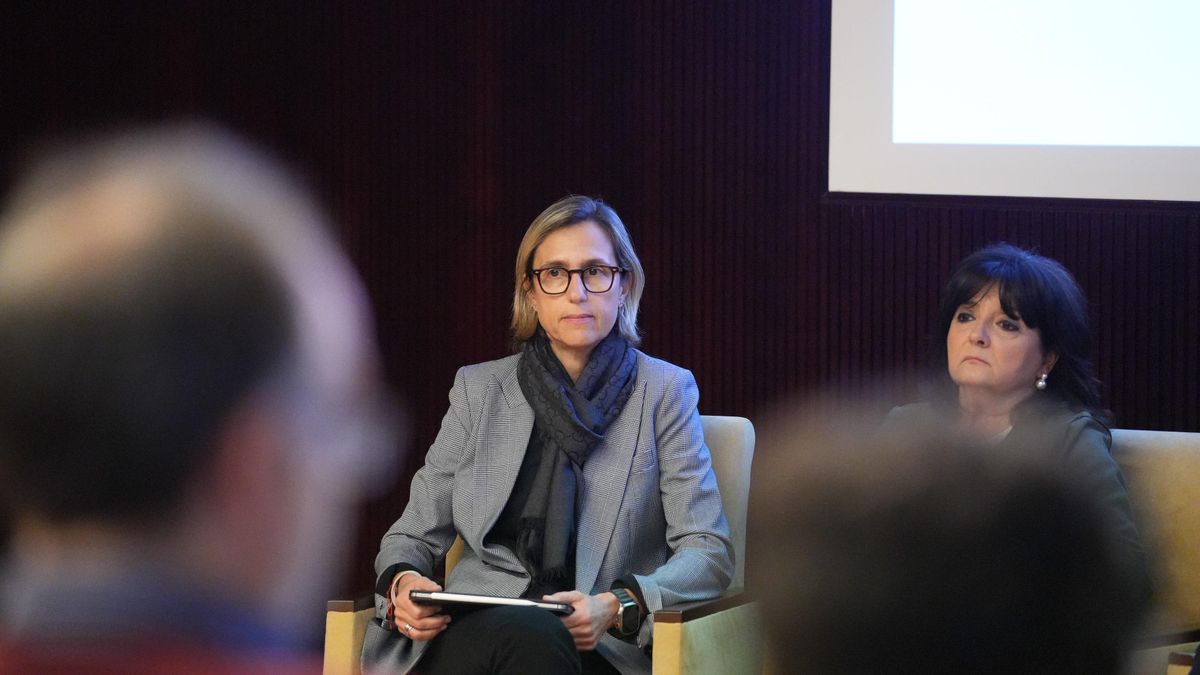 La directora nacional de Eulen Art, Felicia Galindo, en la presentación la exposición El despertar a la vida sobre la infancia en el antiguo Egipto.