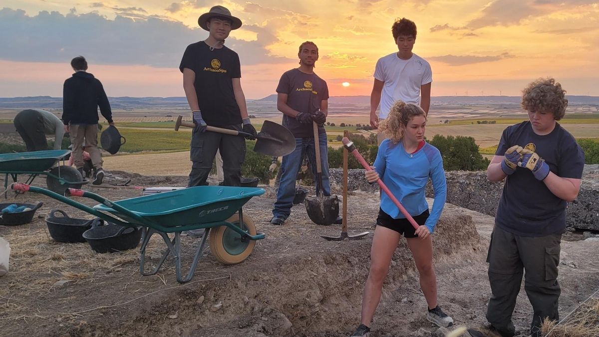 Trabajos en el yacimiento